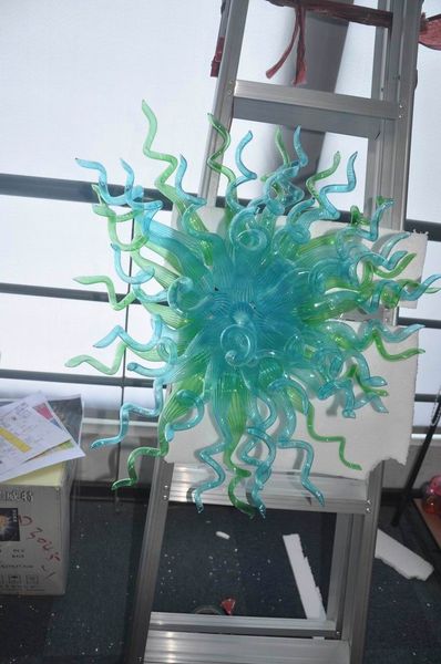 

100% mouth blown ce ul borosilicate murano glass dale chihuly art bedroom decor led crystal lamp