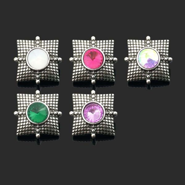 

высокое качество w316 18 мм 20 мм горный хрусталь металлическая кнопка для оснастки кнопка браслет ожерелье ювелирные изделия для женщин сер