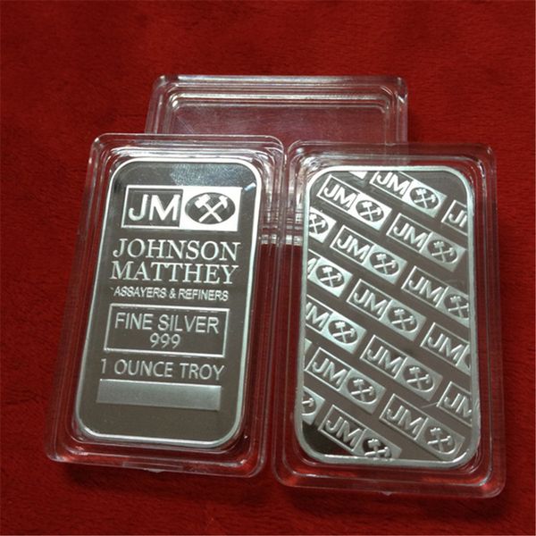 

Американский Серебряный Слиток Bank Super JM Джонсон Мэтти Морган 1 УНЦ. Посеребренная