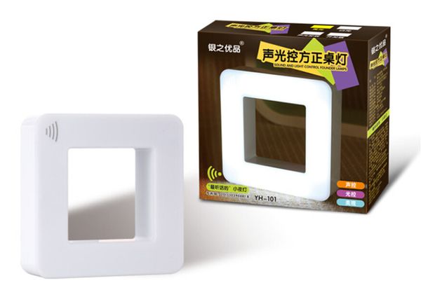 

30 шт. сумка творческий смарт-датчик ночника детские ночники светодиодные энергосберегающие штекер, управление звуком и светом два в одной к