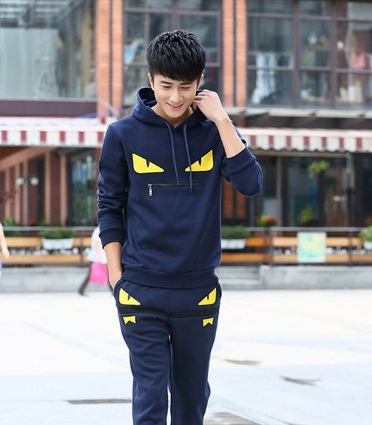 

Оптовая мужская с капюшоном куртки и кофты спортивные комплекты мода одежда Мужс