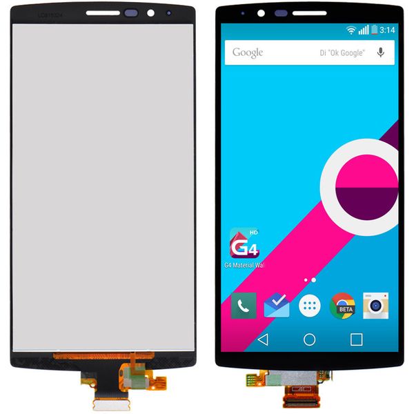 

5.5inch grey original screen for lg g4 lcd h810 h815 vs999 glass touch panels digitizer with lcd display assembly cellphone repair parts