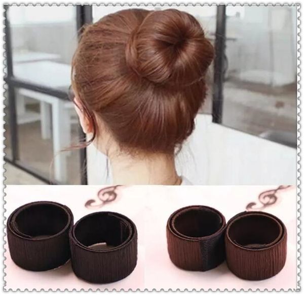 Wholesale Magic Hair Ties Girl Diy Styling Tools Bun Maker Donut