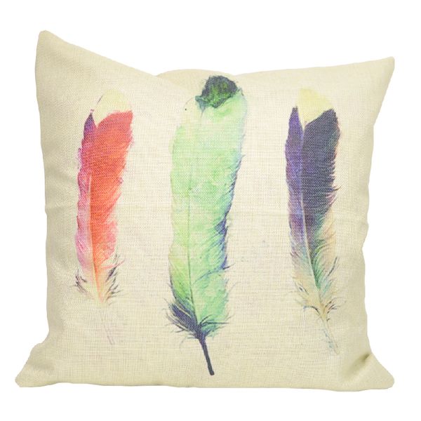 

wholesale-1 pcs new style feather pillow cover throw pillowcase cushion case