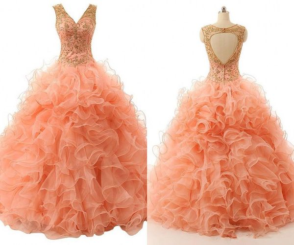 

2016 new v-neck quinceanera dresses ball gown appliques beaded crystal sweet 16 dress prom party gown wd242, Blue;red