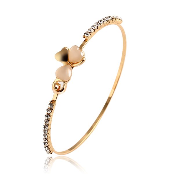 

2015 новая мода ювелирные изделия Марка дизайн сладкий позолоченный Клевер опал Ша