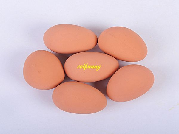 48 pçs / lote Cão de Borracha DIY Mastigar Brinquedos Pet Dog Egg Bouncing Ball Engraçado Interativo Brinquedos Do Gato Do Cão Ovo Bolas de Expressão brinquedo