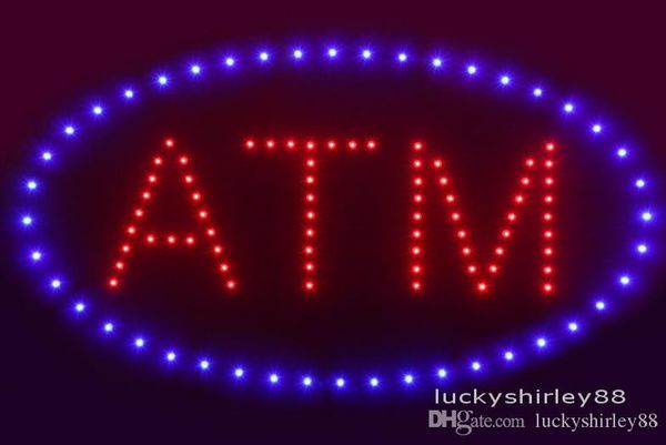 

customized led atm sign ndoor neon atm sign billboard