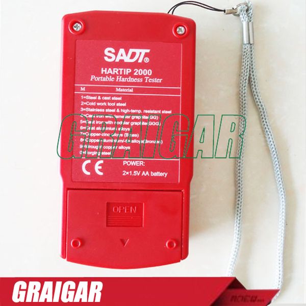 

wholesale-sadt leeb hardness tester hartip 2000 free shipping by dhl,fedex,ems