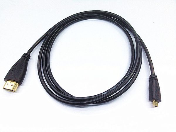 6FT Micro HDMI to HDMI Male Adapter Converter Cable for Droid EVO HTC 4G 1080P
