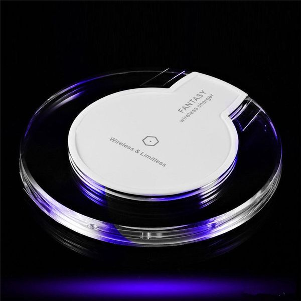 Qi Wireless Charger Pad Power Schnellladung für Samsung Galaxy S6 S6 Edge S7 S7 Edge iPhone 8 8 Plus X mit Einzelhandelsverpackung