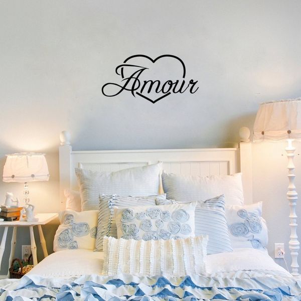 Fq0011 Diy French Amour Love Quote Wall Art Sticker Living Room Bedroom Vinyl Decals Home Decor Tree Decals Tree Decals For Walls Cheap From Fst1688