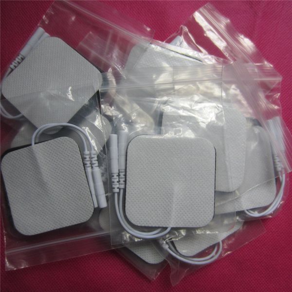 

new 5*5cm size self-stick electrode pads 10pairs/lot for electrode micro current stimulation massage device