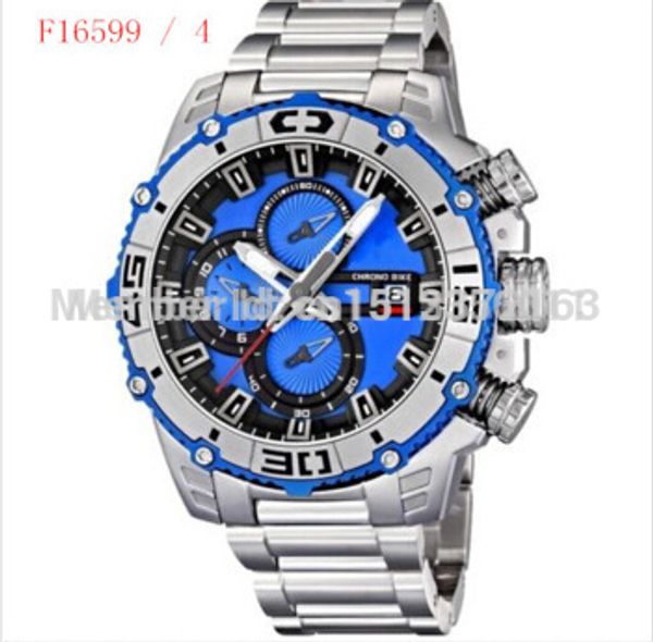 

NEW F16599 Chrono Bike F16599/4 Mens Watch 16599 Stainless steel band F16599/4