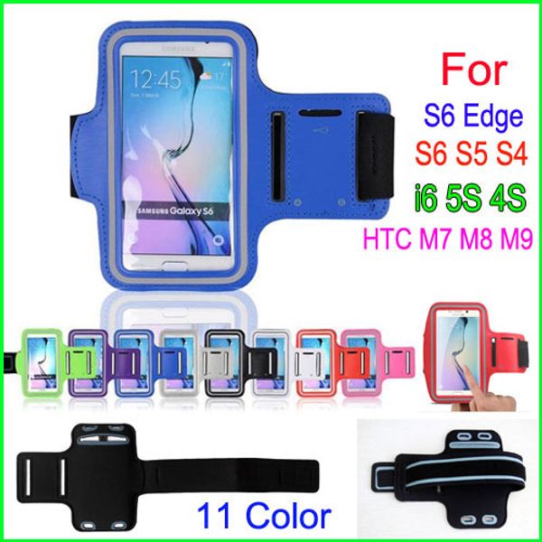 

waterproof sports phone armband workout running case cycling arm holder pouch for samsung galaxy s6 edge s6 s5 s4 iphone 6 4s 5s cell phone