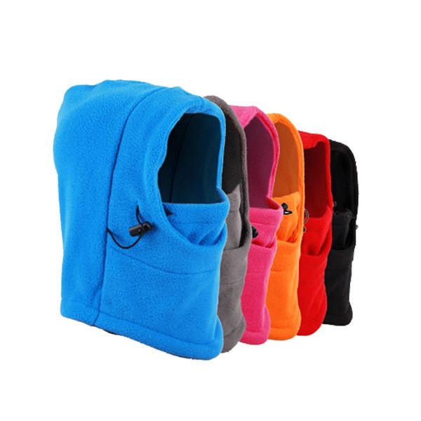 

wholesale- outdoor skiing bibs thermal warm balaclava hood snood ski snowboard skate polar fleece neck scarf wind ser full face mask