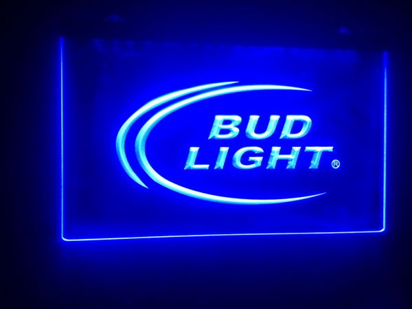 

B-08 Bud Lite пивной бар паб клуб логотип LED неоновый свет знак 7 цвет