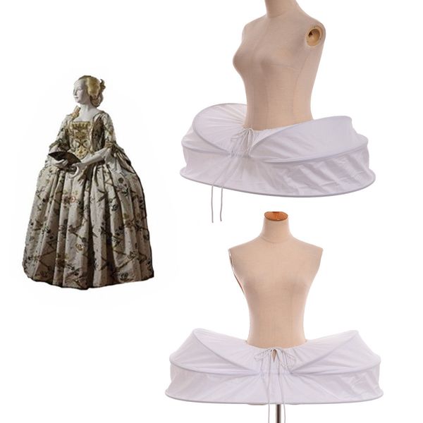 

1pc vintage white crinoline underskirt petticoat costume accessories women medieval victorian cage lolita punk cage frame renaissance cospla, Silver