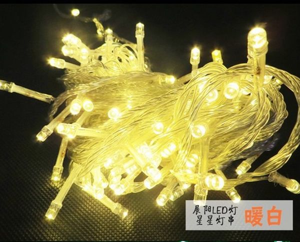 

male female plug add tail plug 30m 300led led string fairy lights christmas out door garden light 220v waterproof high quality