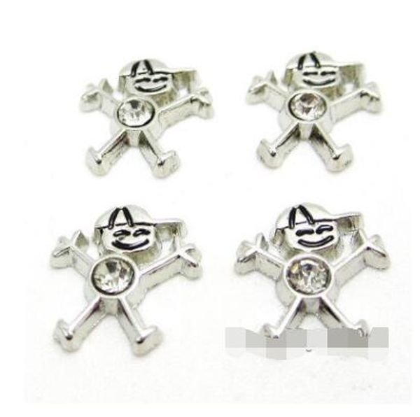 

diy fashion ol new 8 style boy girls 100pc small charm 8mm alloy jewelry accessories floating charms pendant charm fit diy locket, Bronze;silver