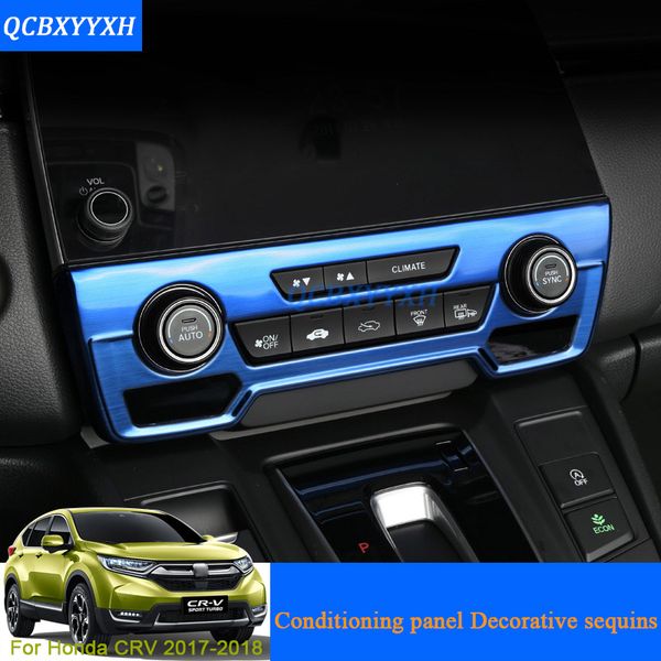 Car Styling Conditional Panel Decorative Sequin For Honda Crv 2017 2018 Internal Decorations Stickers Auto Interior Frame Beat Car Interior Best Car