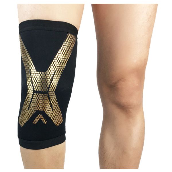 

wholesale- 1pcs knee protector pads warm high elasticity knee support relieve arthritis gym sports outdoor guard kneepad, Black
