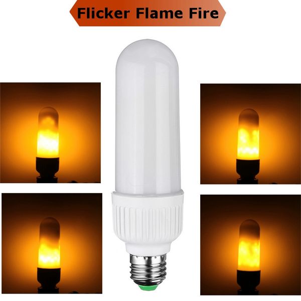 E27 LED Flicker Flammeneffekt Feuer Glühbirnen Flackernde Lampe Dekoration Lampe