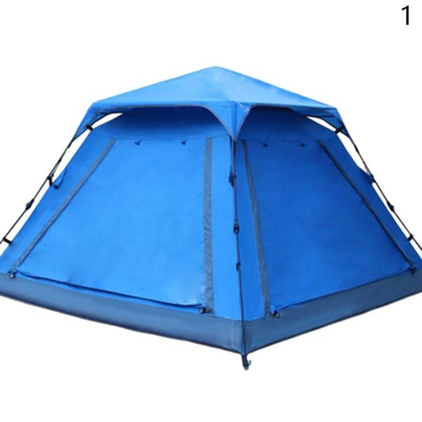 

wholesale- large camping tent 3-5 person garden tent double doors outdoor tents for family camping travel 210*210*135cm zpj3973