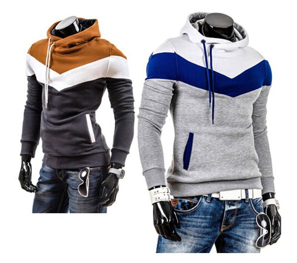 

pullover slim fashion decoration with male sweatshirt sportswear hoodies casual mens hood mens a winter plcxa, Black