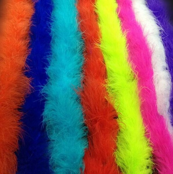 Оптово-2M Marabou Feather Boa Для Необычных Платьев Партии Бурлеск Боа Костюм Аксессуар Бесплатная доставка