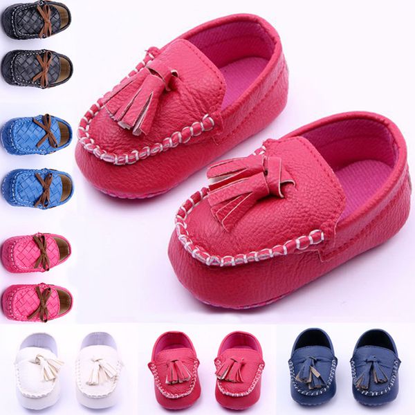 

Baby Girl Moccasins Princess First Walker Shoes Infant Leather Prewalker Toddler Antiskid Tassel Party Shoe Children Pageant Footwear YW-S05