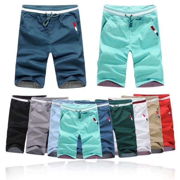 

wholesale-men's shorts causual loose cotton rope shorts 2015 beand new men short plus size:m,,xl,xxl,3xl,4xl,5xl,6xl 9 color, White;black