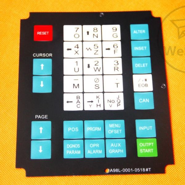 New Fanuc A98L-0001-0518#T Membrane Keypad #