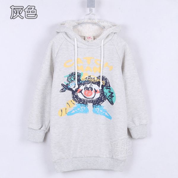 

wholesale-girls autumn cartooon hoodies children's boys winter hooded sweatshirts, Black