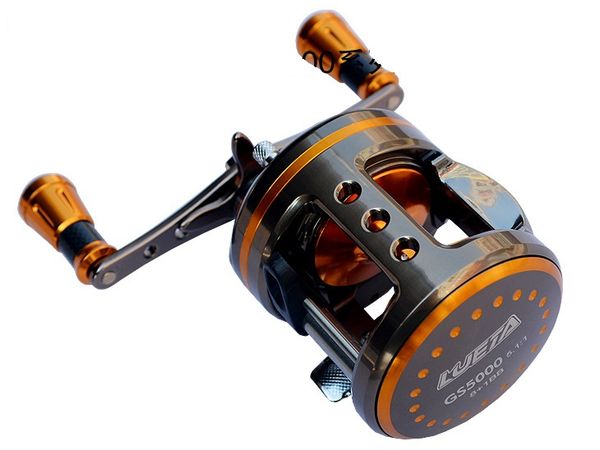 

Free shipping CA Series upgraded version GS6000 All Aluminium Alloy Drum - Type fishing reel 8 + 1BB Road sub Blackfish wheel-5