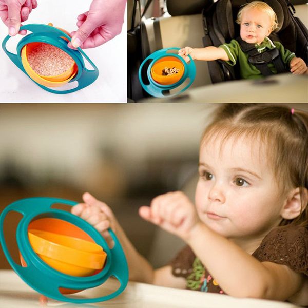 

resuli new children kid baby toy universal 360 rotate spill-proof bowl dishes shipping & wholesales cb1