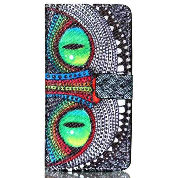 Protection Smartphone Belle Mignon Dessin Animé Animal Hibou éléphant Carlin Fleur Couverture De Portefeuille Pour Samsung Galaxy On7 G6000 Avec Porte