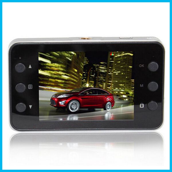 

car dvr recorder k6000 w/ retail box full hd vehicle cameras camcorder 2.4" 1080p vehicle black box dvr night version lens dvrs 32pcs d