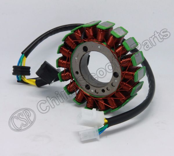 

wholesale- 18 coils magneto stator 104mm for majesty yp250 roketa mc-54b linhai vog 250 257 260 300 lh170mm aeolus bms 260 diamo 257