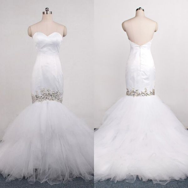 

великолепная посадка и вспышки русалка труба свадебное платье милая открытой спиной бисером кружева аппликации на заказ дешевые свадебные пл, White