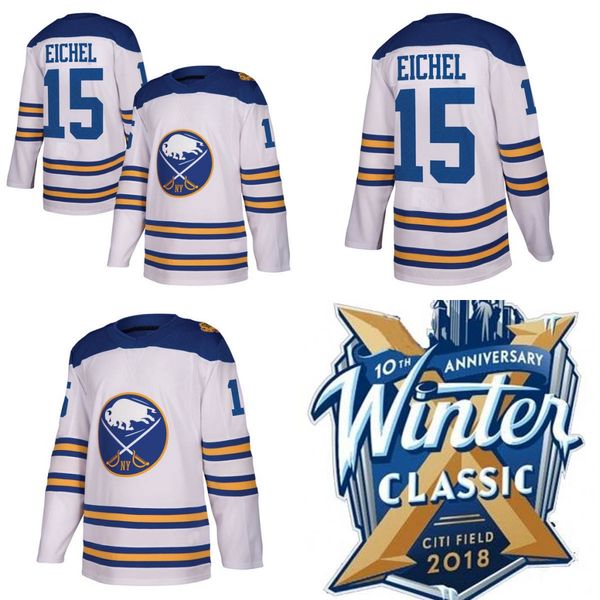 

2018 Winter Classic Jersey 15 Jack Eichel 90 Ryan O'Reilly Buffalo Sabres Hockey Jerseys Stitched Jerseys Free Shipping