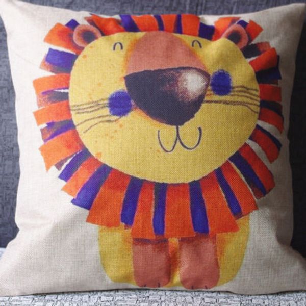 

wholesale-1 pc cute animal cartoon pillow case waist cushion pillowcase home textile 42*42*0.3 cm 2015 new arrival