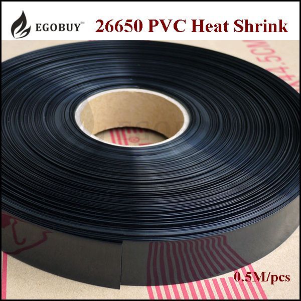 

0.5 м / шт 26650 батареи пвх термоусадочная повторная упаковка для ultrafire mnke bestkalint vappower bestfire доверие огонь heter g мощност