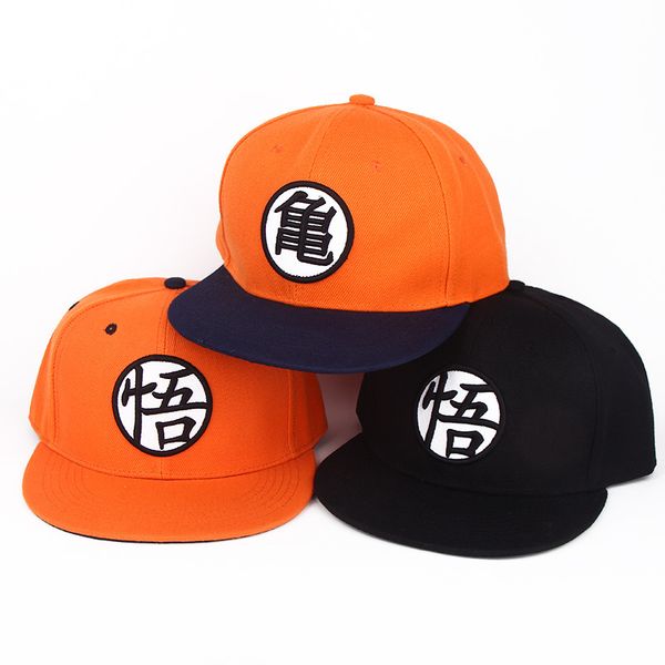 

2018 Новый Высокое Качество Аниме Dragon Ball Z / Dragonball Гоку Snapback Шляпа Для Мужчин И Женщин Регулируемая Хип Хип Бейсболка Прохладный