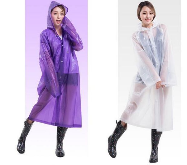 

новые женские ева прозрачный плащ пончо портативный окружающей среды свет плащ долго использовать дождевик хогард
