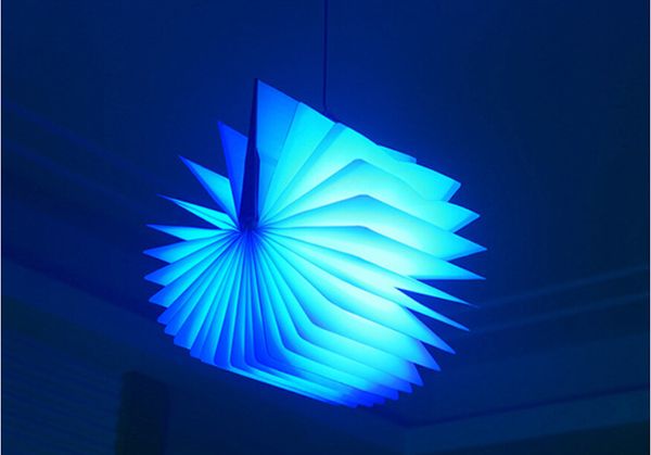 

50шт сумка зарядки флип книги творческий мини-ночник led складной книга свет литературный темперамент люстры, прикроватные лампы