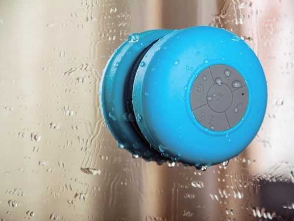 

2015 New Portable Waterproof speaker Wireless Bluetooth Speaker Shower Car Handsfree Receive Call & Music Suction Phone Mic Promotion