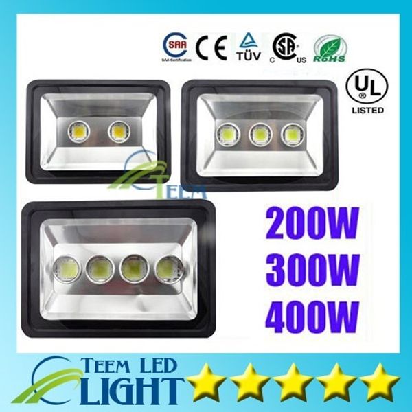 CE RoHS Superhelles LED-Flutlicht 85-265 V 200 W 300 W 400 W LED-Außen-LED-Flutlichtlampe wasserdichte LED-Tunnelbeleuchtung Straßenbeleuchtung 202