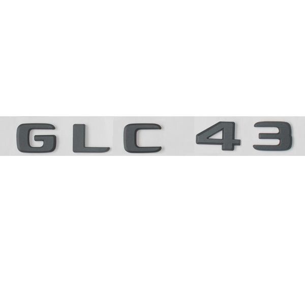 Black GLC 43 Trunk Letters Number Emblem Sticker для Mercedes Benz GLC 43 2017268K