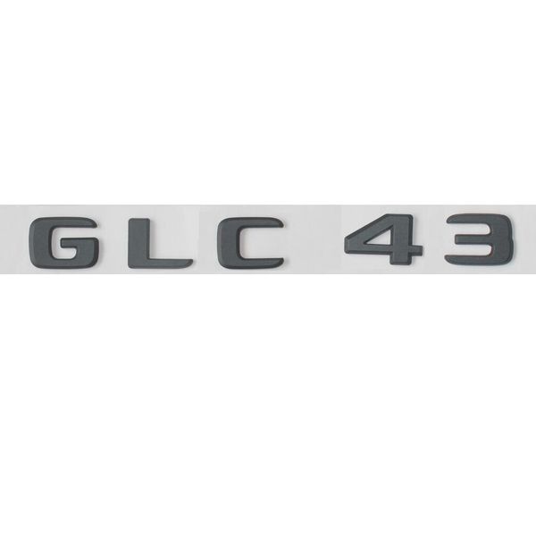 Black GLC 43 Trunk Letters Number Emblem Sticker для Mercedes Benz GLC 43 2017268K